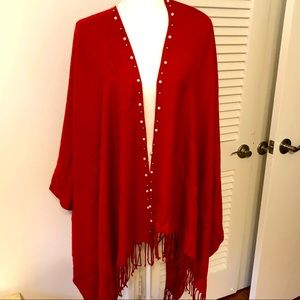 Karl Lagerfield beaded shawl.